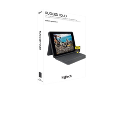 Logitech Rugged Folio 10.2" Keyboard Case for iPad