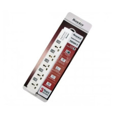 Huntkey PZC504 Five Socket Five Switch 3 Line Surge Protection PowerStrip