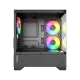 MaxGreen 350 Mid-Tower M-ATX Gaming Case With 3 ARGB Fan