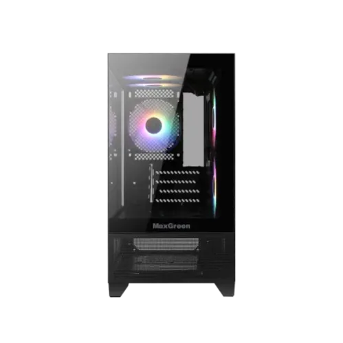 MaxGreen Panora PS5 Mid-Tower M-ATX Gaming Casing With 200W PSU