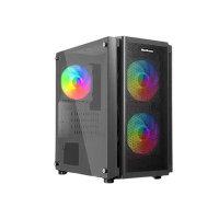 MaxGreen 5510-Mesh Mid-Tower ARGB M-ATX Gaming Case