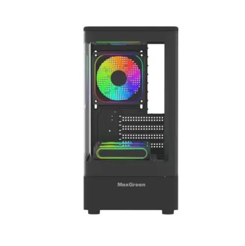 MaxGreen Curve Arylic 312 Mid Tower mATX Gaming Casing