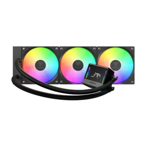 Gamdias CHIONE E4-360 V2 360mm ARGB AIO Liquid CPU Cooler With Display