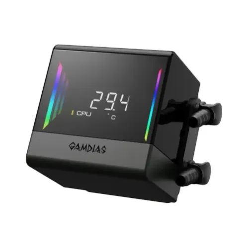 Gamdias CHIONE E4-360 V2 360mm ARGB AIO Liquid CPU Cooler With Display
