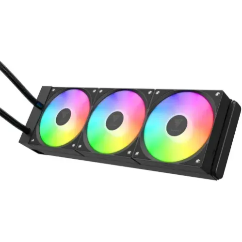 Gamdias CHIONE E4-360 V2 360mm ARGB AIO Liquid CPU Cooler With Display