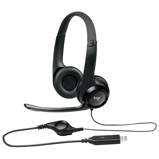 Logitech H390 Stereo USB Headset Rose