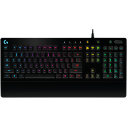 Logitech G213 Prodigy Gaming Keyboard with RGB Lighting, Black, 2Y (920-008096)