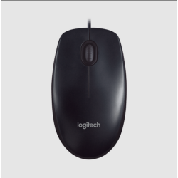 Logitech M90 USB Mouse, Gray, 3Y (910-001795)