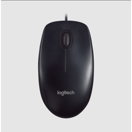 Logitech M90 USB Mouse, Gray, 3Y (910-001795)