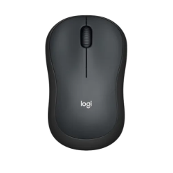 Logitech M221 Silent Wireless Mouse, Gray, 3Y (910-004882)