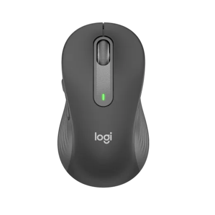 Logitech Signature M650 Silent, Wireless and Bluetooth Mouse, Graphite, 1Y (910-006262)