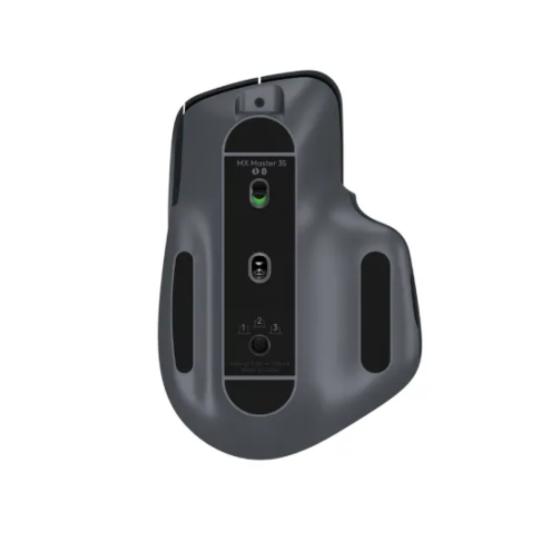 Logitech MX MASTER 3S, Wireless and Bluetooth Mouse, Graphite, 1Y (910-006561)