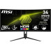MSI MAG 342CQR E2 34" UWQHD 180Hz VA Curved Gaming Monitor
