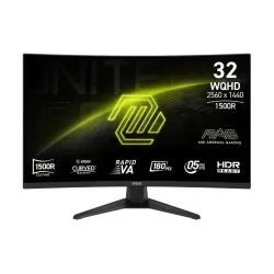 MSI MAG 321CQF E18 32" WQHD 180Hz Rapid VA Curve Gaming Monitor