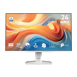 MSI PRO MP243W E14 23.8" 144Hz IPS FHD White Gaming Monitor