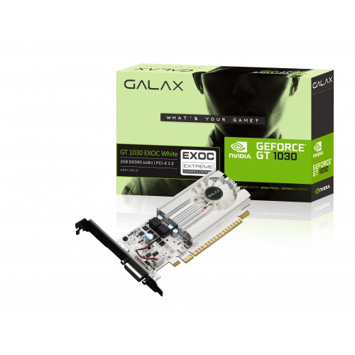 GALAX GeForce GT 1030 EXOC White 2GB GDDR5 Graphics Card price in