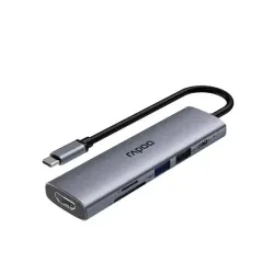 Rapoo XD61 Type-C 6 in 1 Multi-function Docking Station
