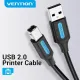 VENTION COQBJ USB 2.0 Type-A to Type-B Printer Cable - 5M